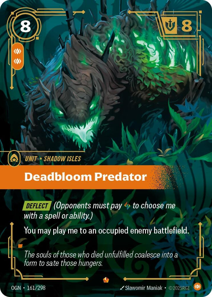 Image for Deadbloom Predator (161/298) [Origins] - Riftbound: League of Legends Trading Card Game