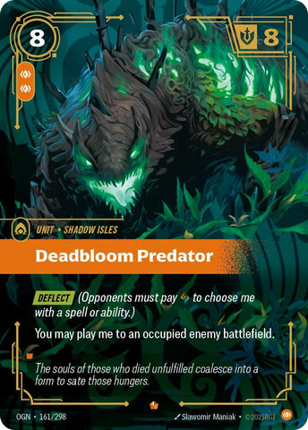 Image for Deadbloom Predator (161/298) [Origins] - Riftbound: League of Legends Trading Card Game