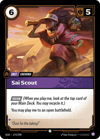 Image for Sai Scout (174/298) [Origins] - Riftbound: League of Legends Trading Card Game