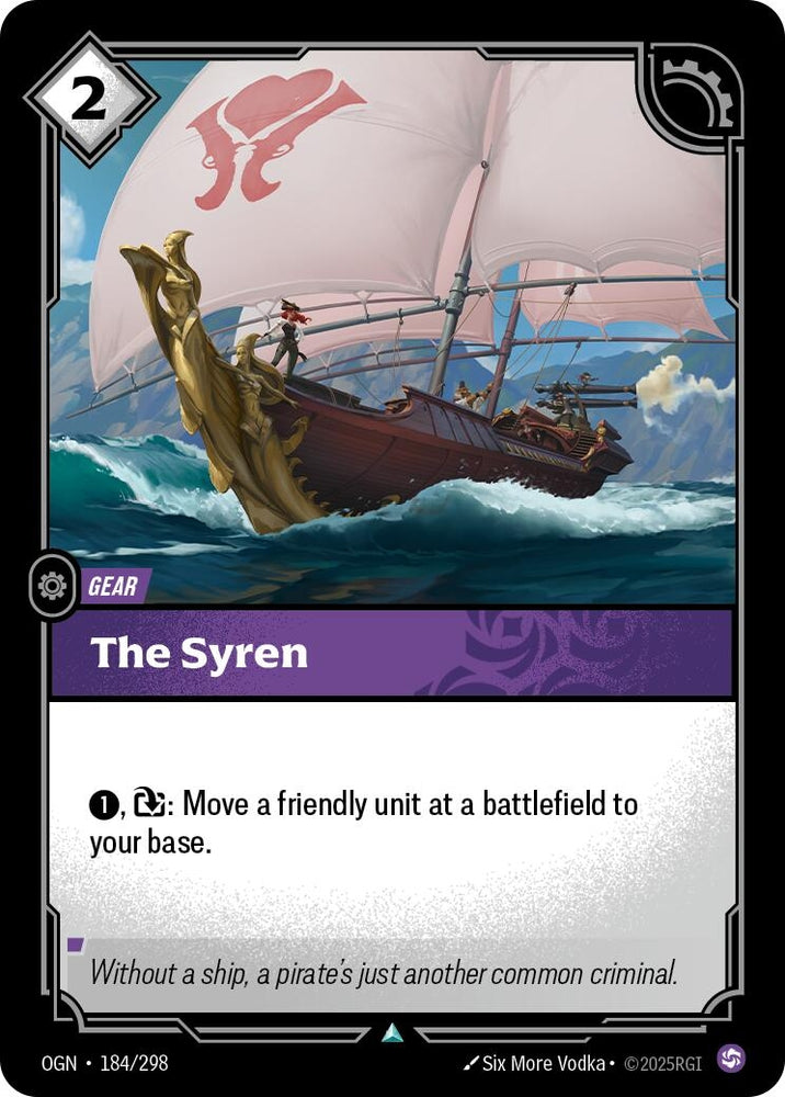 Image for The Syren (184/298) [Origins] - Riftbound: League of Legends Trading Card Game