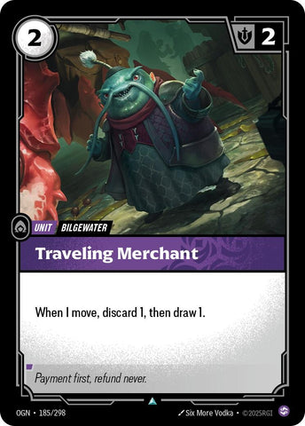 Image for Traveling Merchant (185/298) [Origins] - Riftbound: League of Legends Trading Card Game
