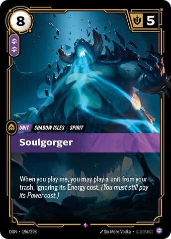 Image for Soulgorger (196/298) [Origins] - Riftbound: League of Legends Trading Card Game