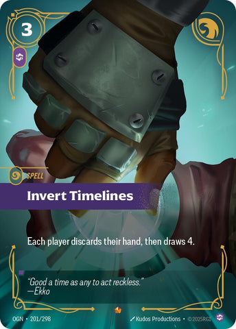 Image for Invert Timelines (201/298) [Origins] - Riftbound: League of Legends Trading Card Game