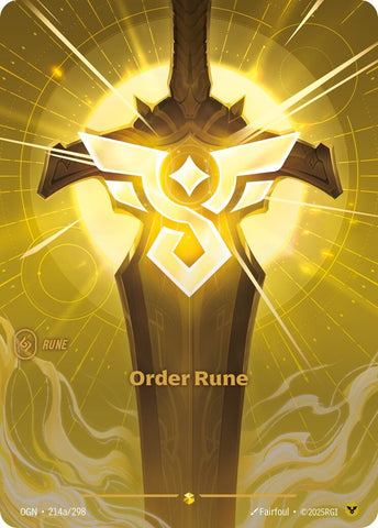 Order Rune (Alternate Art) (214a/298) [Origins]