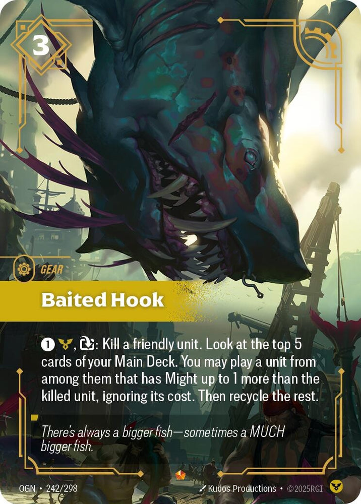 Image for Baited Hook (242/298) [Origins] - Riftbound: League of Legends Trading Card Game