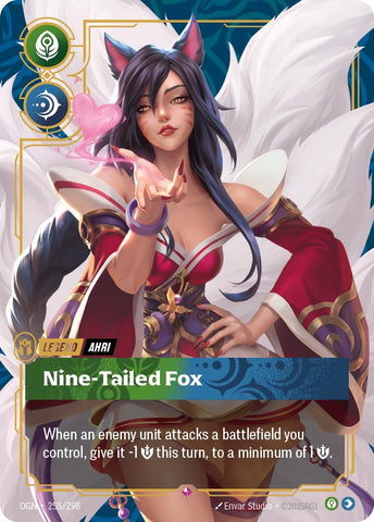 Image for Ahri - Nine-Tailed Fox (255/298) [Origins] - Riftbound: League of Legends Trading Card Game