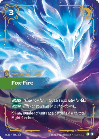 Image for Fox-Fire (256/298) [Origins] - Riftbound: League of Legends Trading Card Game