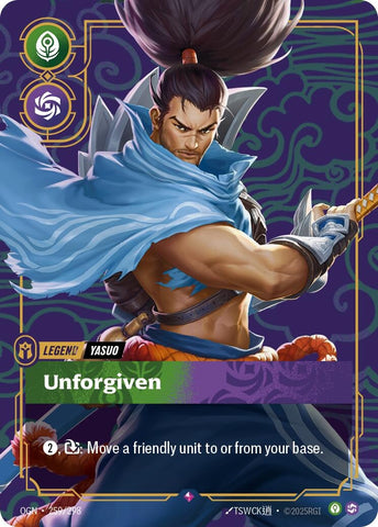 Image for Yasuo - Unforgiven (259/298) [Origins] - Riftbound: League of Legends Trading Card Game