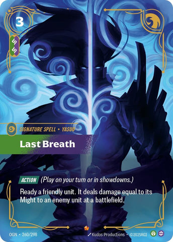 Image for Last Breath (260/298) [Origins] - Riftbound: League of Legends Trading Card Game