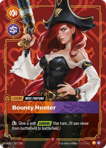 Image for Miss Fortune - Bounty Hunter (267/298) [Origins] - Riftbound: League of Legends Trading Card Game