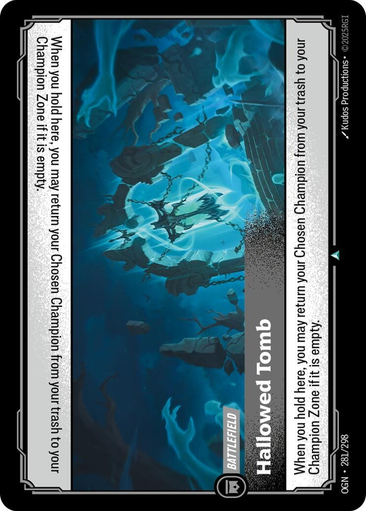 Image for Hallowed Tomb (281/298) [Origins] - Riftbound: League of Legends Trading Card Game