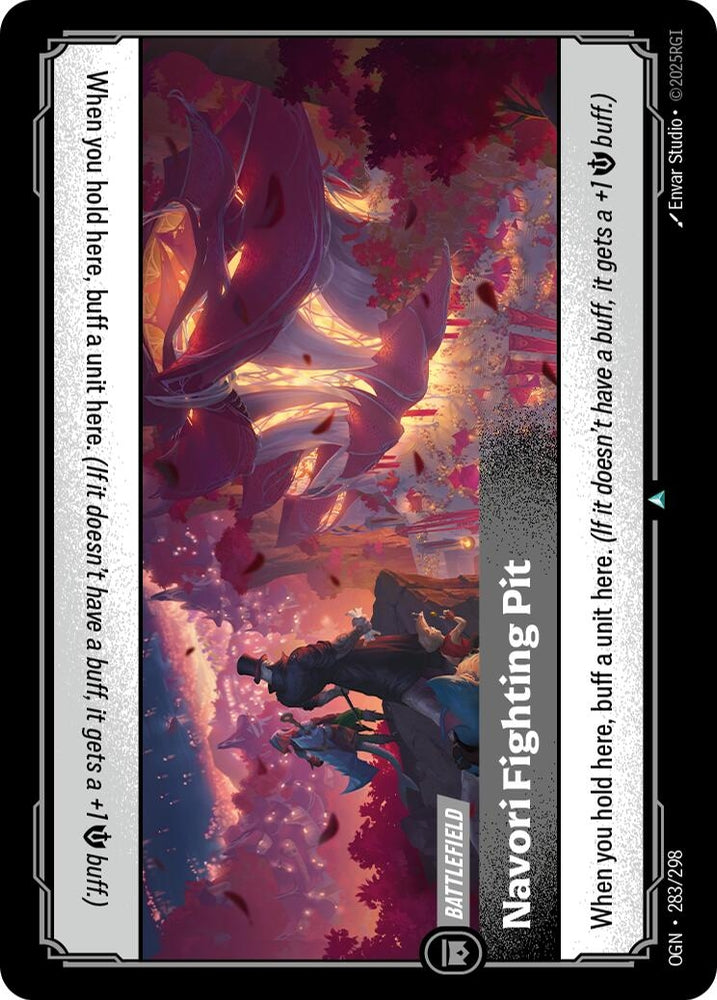 Image for Navori Fighting Pit (283/298) [Origins] - Riftbound: League of Legends Trading Card Game