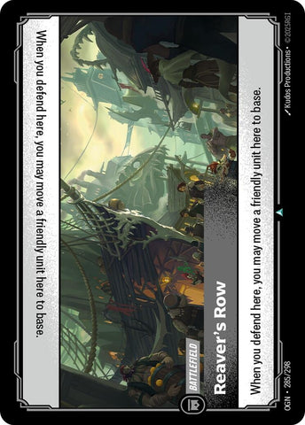 Image for Reaver's Row (285/298) [Origins] - Riftbound: League of Legends Trading Card Game