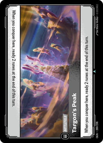 Image for Targon's Peak (289/298) [Origins] - Riftbound: League of Legends Trading Card Game