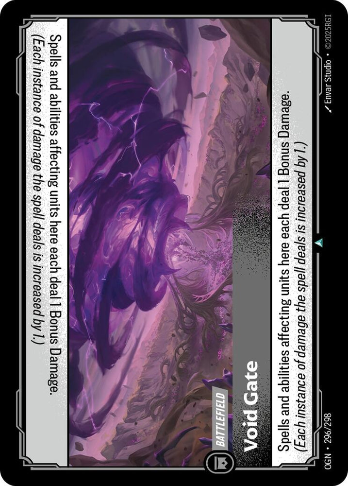 Image for Void Gate (296/298) [Origins] - Riftbound: League of Legends Trading Card Game