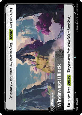 Image for Windswept Hillock (297/298) [Origins] - Riftbound: League of Legends Trading Card Game
