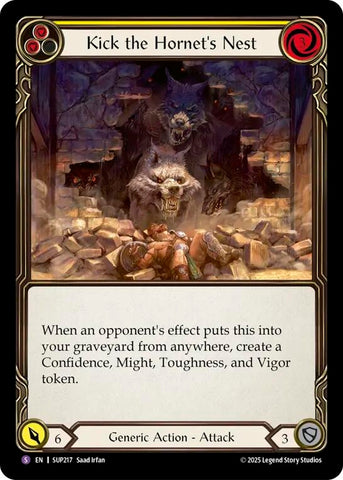 Image for Kick the Hornet's Nest (SUP217) (Super Slam) - Flesh and Blood TCG