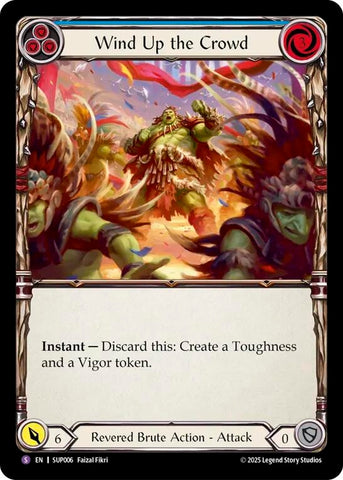 Image for Wind Up the Crowd (SUP006) (Super Slam) - Flesh and Blood TCG