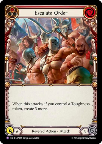 Image for Escalate Order (SUP022) (Super Slam) - Flesh and Blood TCG
