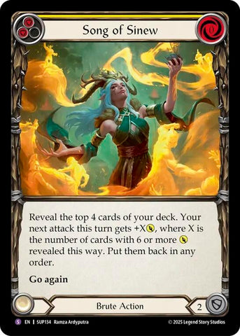 Image for Song of Sinew (SUP134) (Super Slam) - Flesh and Blood TCG