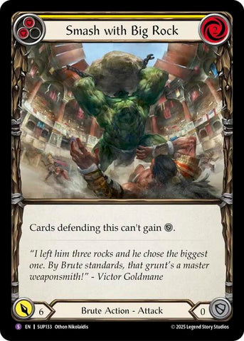 Image for Smash with Big Rock (SUP133) (Super Slam) - Flesh and Blood TCG