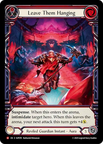 Image for Leave Them Hanging (Extended Art) (SUP074) (Super Slam) - Flesh and Blood TCG