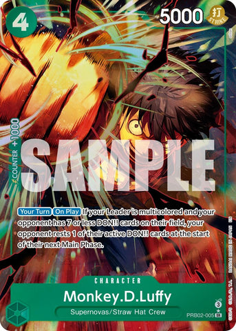 Monkey.D.Luffy (Alternate Art) (PRB02-005) [Premium Booster -The Best- Vol. 2]