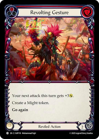 Image for Revolting Gesture (SUP119) (Super Slam) - Flesh and Blood TCG