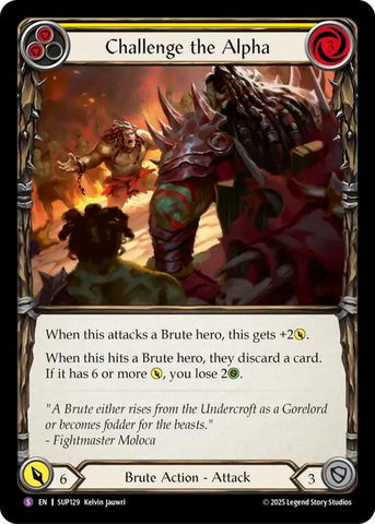 Image for Challenge the Alpha (SUP129) (Super Slam) - Flesh and Blood TCG