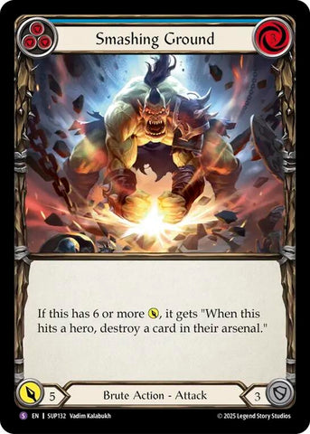 Image for Smashing Ground (SUP132) (Super Slam) - Flesh and Blood TCG