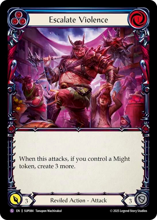 Image for Escalate Violence (SUP084) (Super Slam) - Flesh and Blood TCG