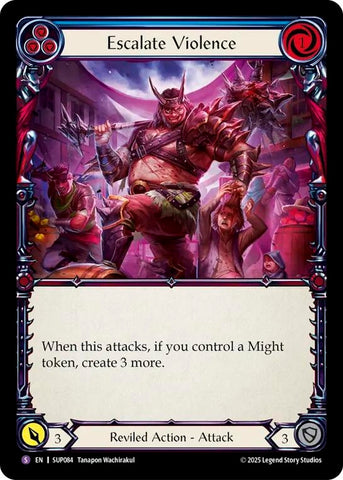 Image for Escalate Violence (SUP084) (Super Slam) - Flesh and Blood TCG