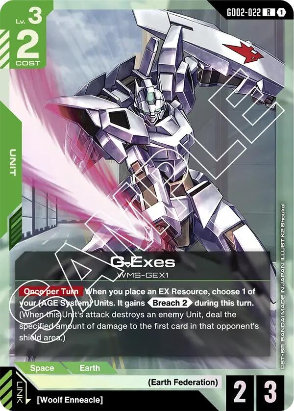 Image for G-Exes (GD02-022) [Dual Impact] - Gundam Card Game