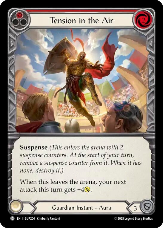 Image for Tension in the Air (Red) (SUP204) (Super Slam) - Flesh and Blood TCG