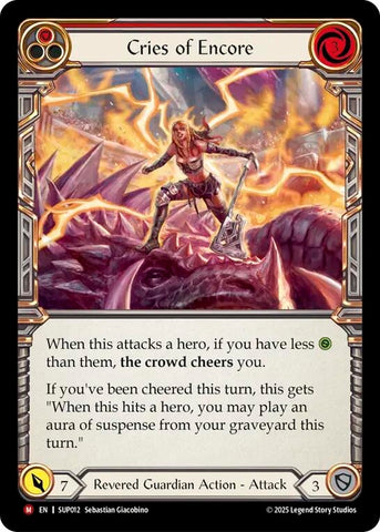 Image for Cries of Encore (SUP012) (Super Slam) - Flesh and Blood TCG