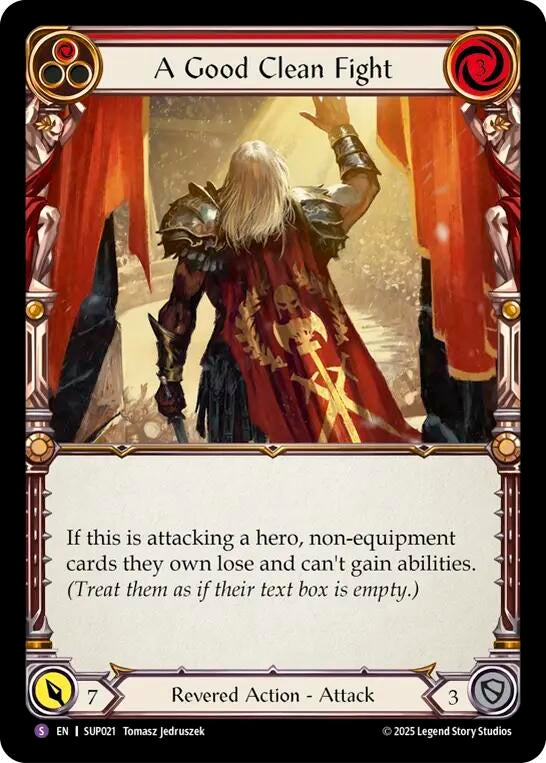 Image for A Good Clean Fight (SUP021) (Super Slam) - Flesh and Blood TCG