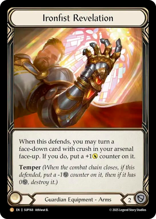 Image for Ironfist Revelation (SUP168) (Super Slam) - Flesh and Blood TCG