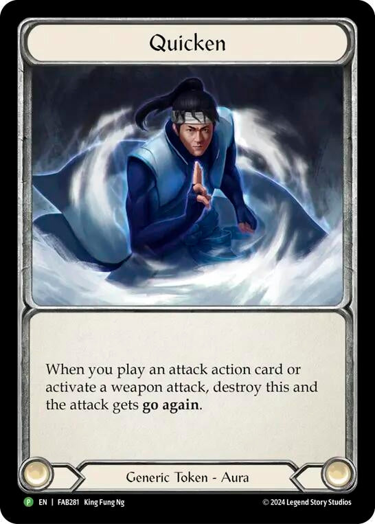 Image for Quicken - FAB281 (FAB281) (Flesh and Blood: Promo Cards) - Flesh and Blood TCG