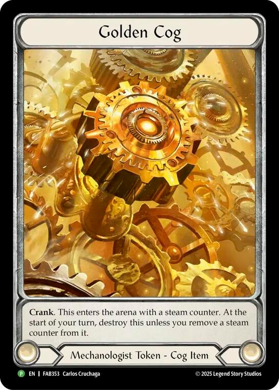 Image for Golden Cog - FAB353 (FAB353) (Flesh and Blood: Promo Cards) - Flesh and Blood TCG