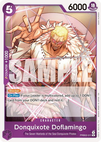 Image for Donquixote Doflamingo (PRB02-011) [Premium Booster -The Best- Vol. 2] - One Piece Card Game