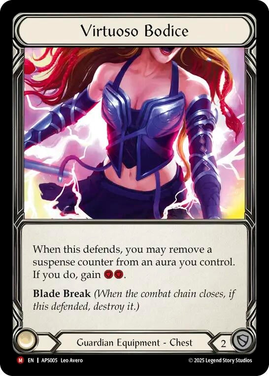 Image for Virtuoso Bodice (APS005) (Armory Deck: Pleiades) - Flesh and Blood TCG