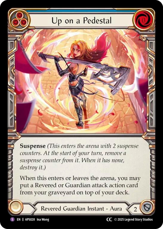 Image for Up on a Pedestal (APS028) (Armory Deck: Pleiades) - Flesh and Blood TCG