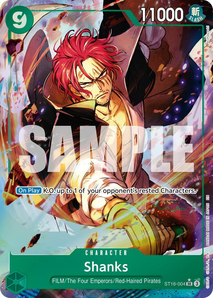 Image for Shanks - ST16-004 (Alternate Art) (ST16-004) [Premium Booster -The Best- Vol. 2] - One Piece Card Game