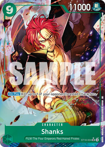 Image for Shanks - ST16-004 (Alternate Art) (ST16-004) [Premium Booster -The Best- Vol. 2] - One Piece Card Game