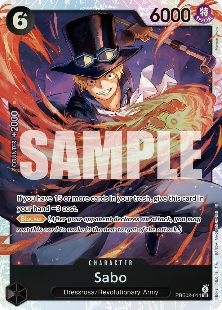 Image for Sabo - PRB02-014 (PRB02-014) [Premium Booster -The Best- Vol. 2] - One Piece Card Game