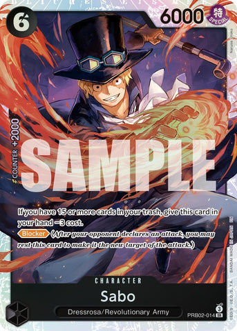 Image for Sabo - PRB02-014 (PRB02-014) [Premium Booster -The Best- Vol. 2] - One Piece Card Game