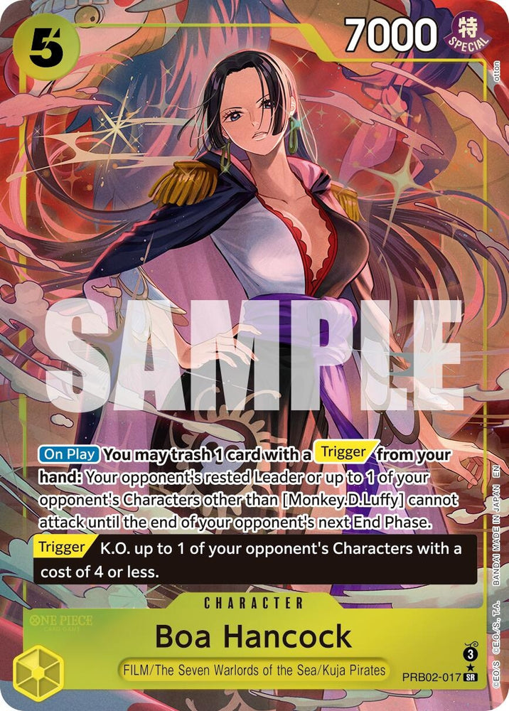Image for Boa Hancock (Alternate Art) (PRB02-017) [Premium Booster -The Best- Vol. 2] - One Piece Card Game