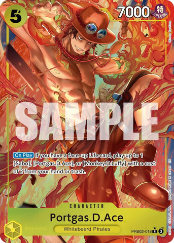 Image for Portgas.D.Ace - PRB02-018 (Alternate Art) (PRB02-018) [Premium Booster -The Best- Vol. 2] - One Piece Card Game
