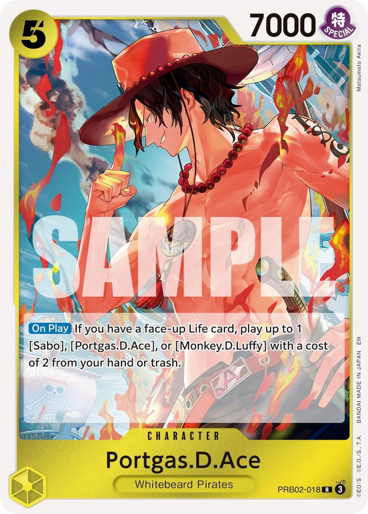 Image for Portgas.D.Ace - PRB02-018 (PRB02-018) [Premium Booster -The Best- Vol. 2] - One Piece Card Game