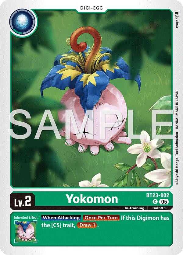 Image for Yokomon (BT23-002 C) [Hackers' Slumber] - Digimon Card Game
